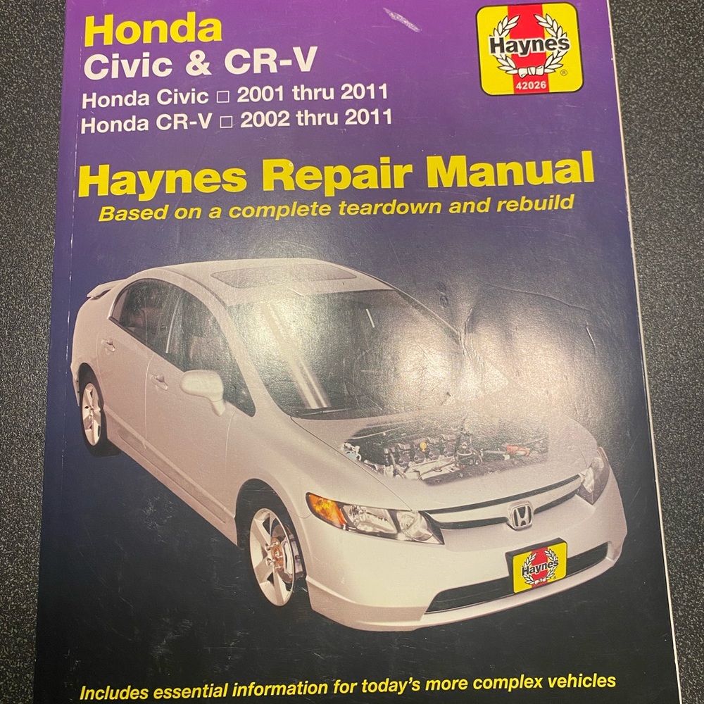 Honda Civic & CR-V Haynes Repair Manual
